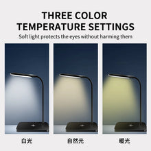 Reading Desk Lamp LED Desk Lamp USB Plug-In Wireless Charging Mobile Phone Touch Eye Protection Table Light Home Office Lighting