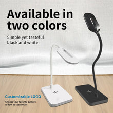Reading Desk Lamp LED Desk Lamp USB Plug-In Wireless Charging Mobile Phone Touch Eye Protection Table Light Home Office Lighting